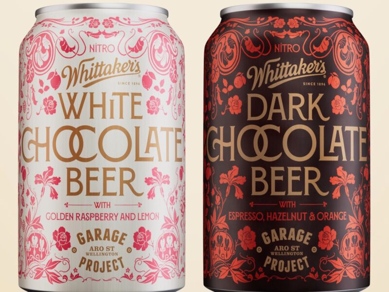 Whittakers, Garage Project unveil new collaboration