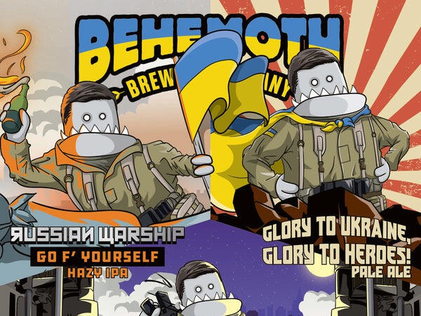 Behemoth’s Ukraine Heroes beer a sell out