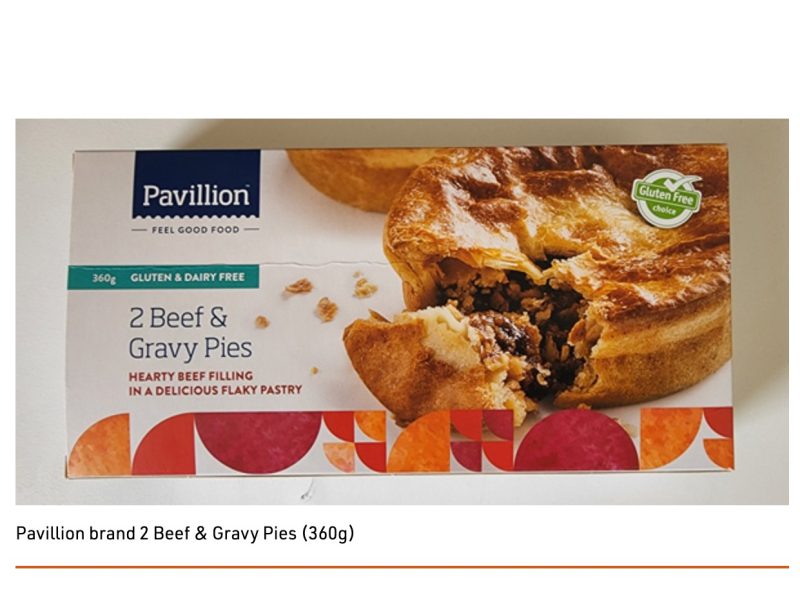 Pavillion Beef & Gravy Pie recall