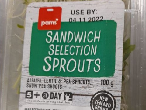 Foodstuffs recalls Pams sprouts