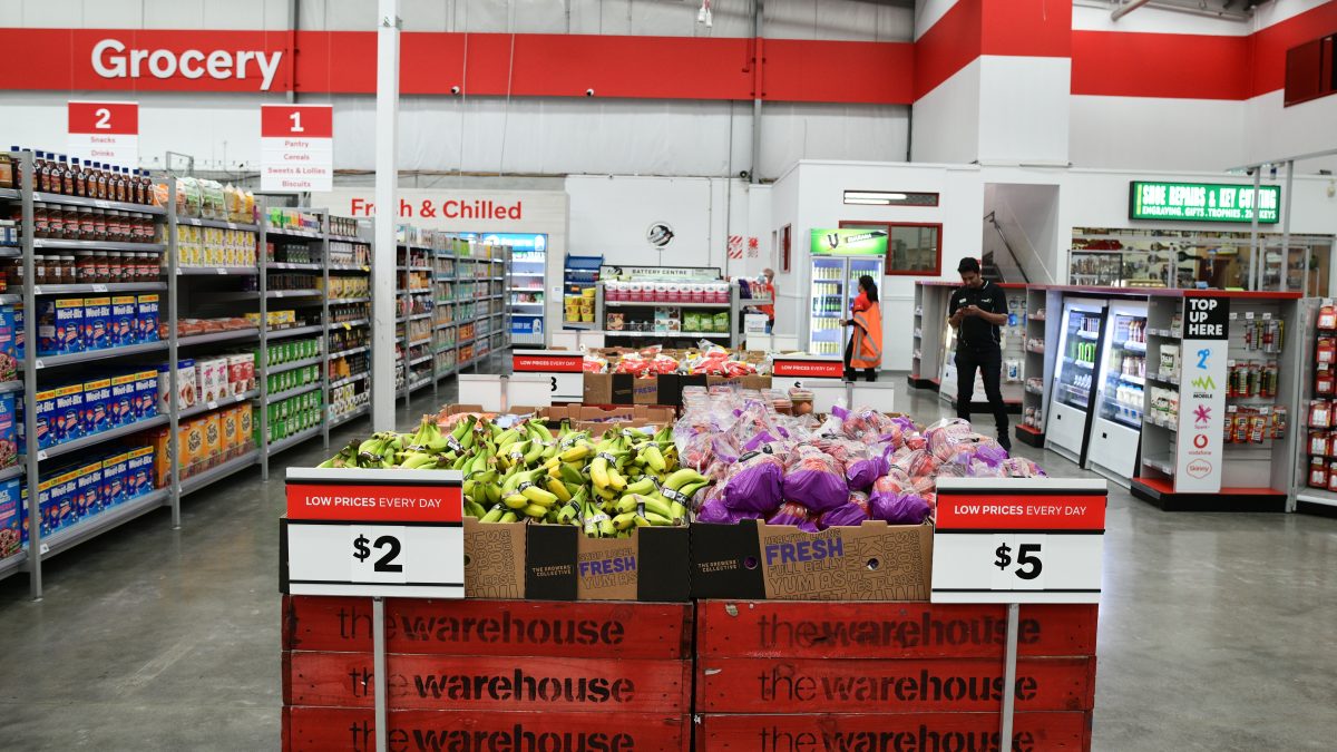 The Warehouse expands fresh fruit, vegetable trial
