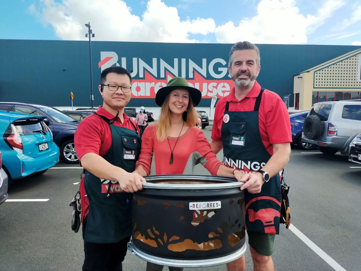 Raglan Food Co launches upcycled braziers in Bunnings