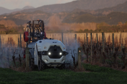 Robotics Plus autonomous orchard vehicle live