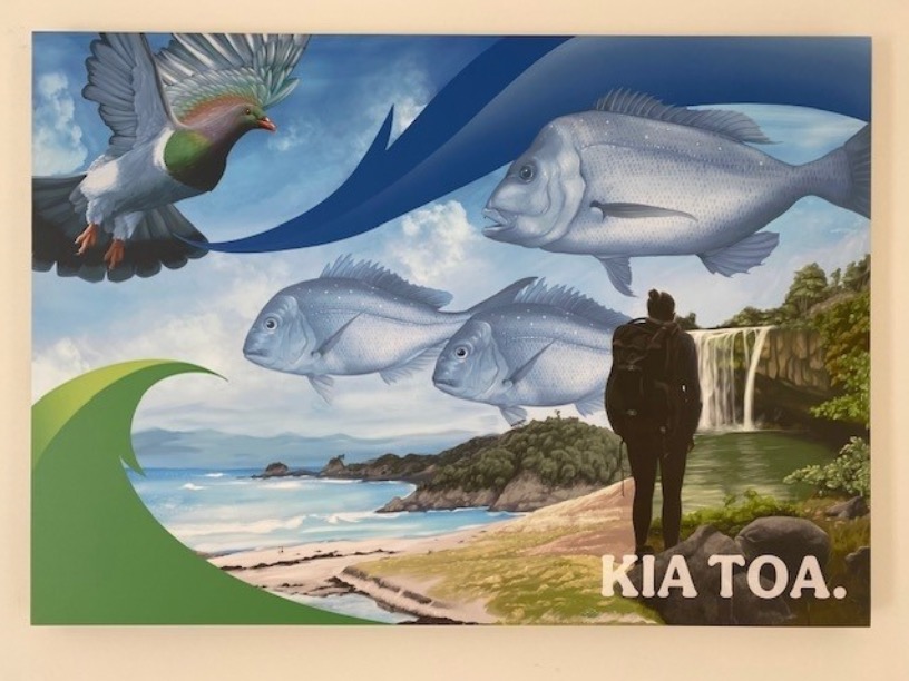 Fonterra process operator adds art to Kauri site